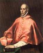 El Greco Portrait of Cardinal Tavera oil painting on canvas